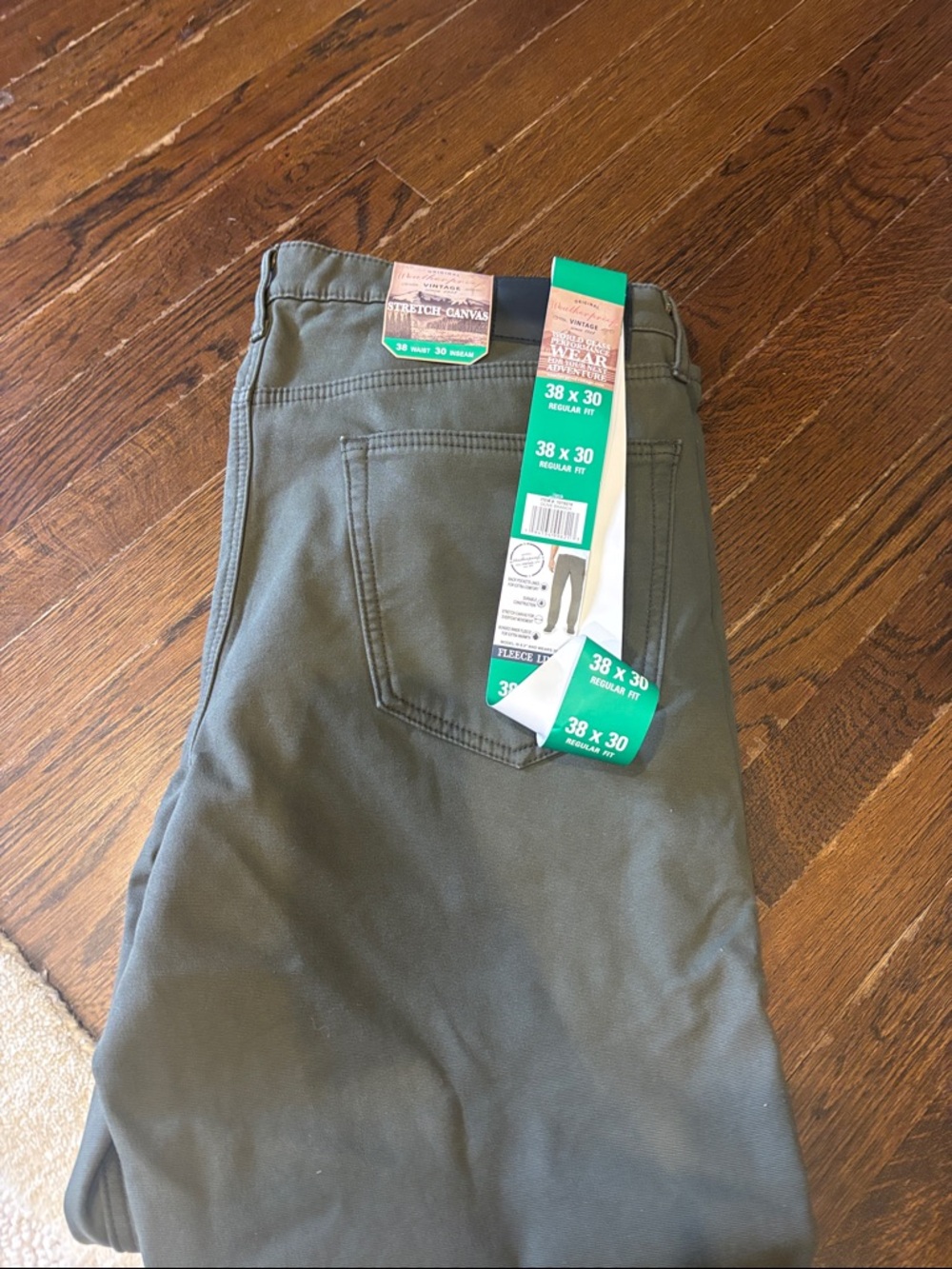 Weatherproof Men's Jeans Olive Green